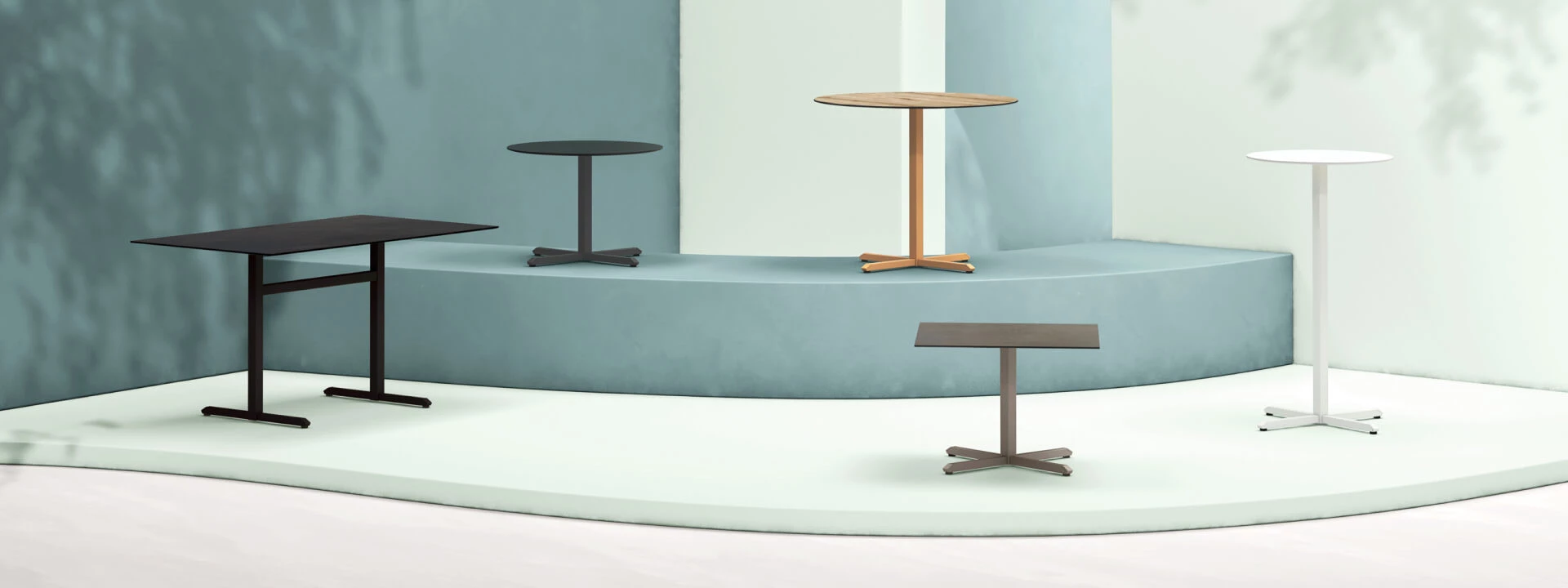 Slim X Table Base Collection