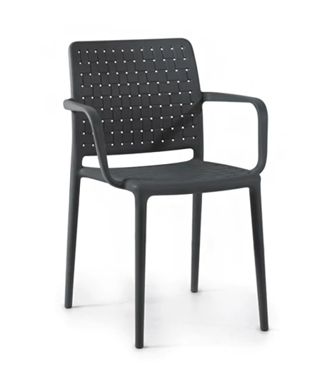 Papatya Rattan Chair Grey