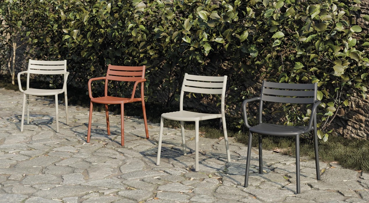 Hisar Colours Papatya Plastic Chair Outdoor Grden