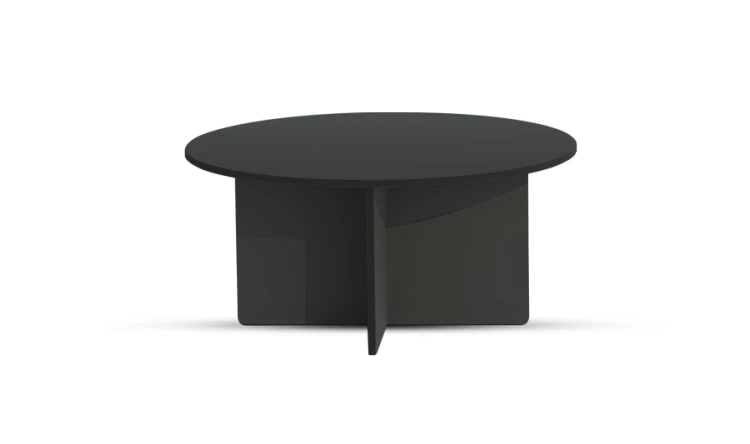 Papatya Coffee Table Black Round620