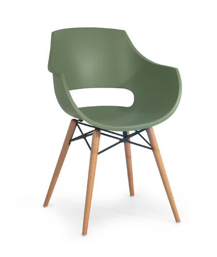 Papatya Green Chair Outdoor Wood Chair  Copy