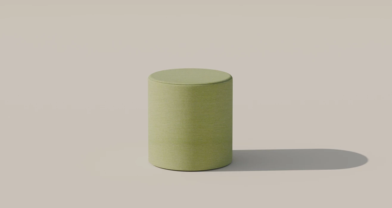 Papatya Pouf  Office Square Round Upholstery