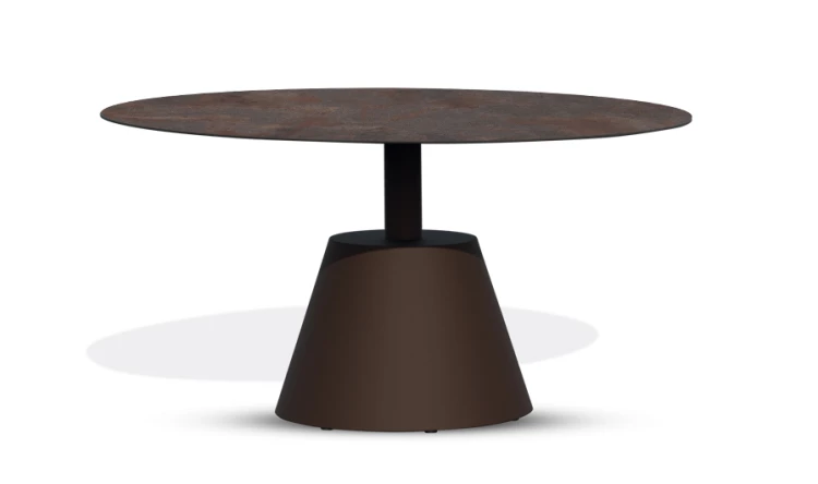 Round Table Wenge Oxide Outdoor Terrace Home