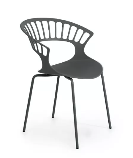 Chair Anthracite Metal  Leg Outdoor