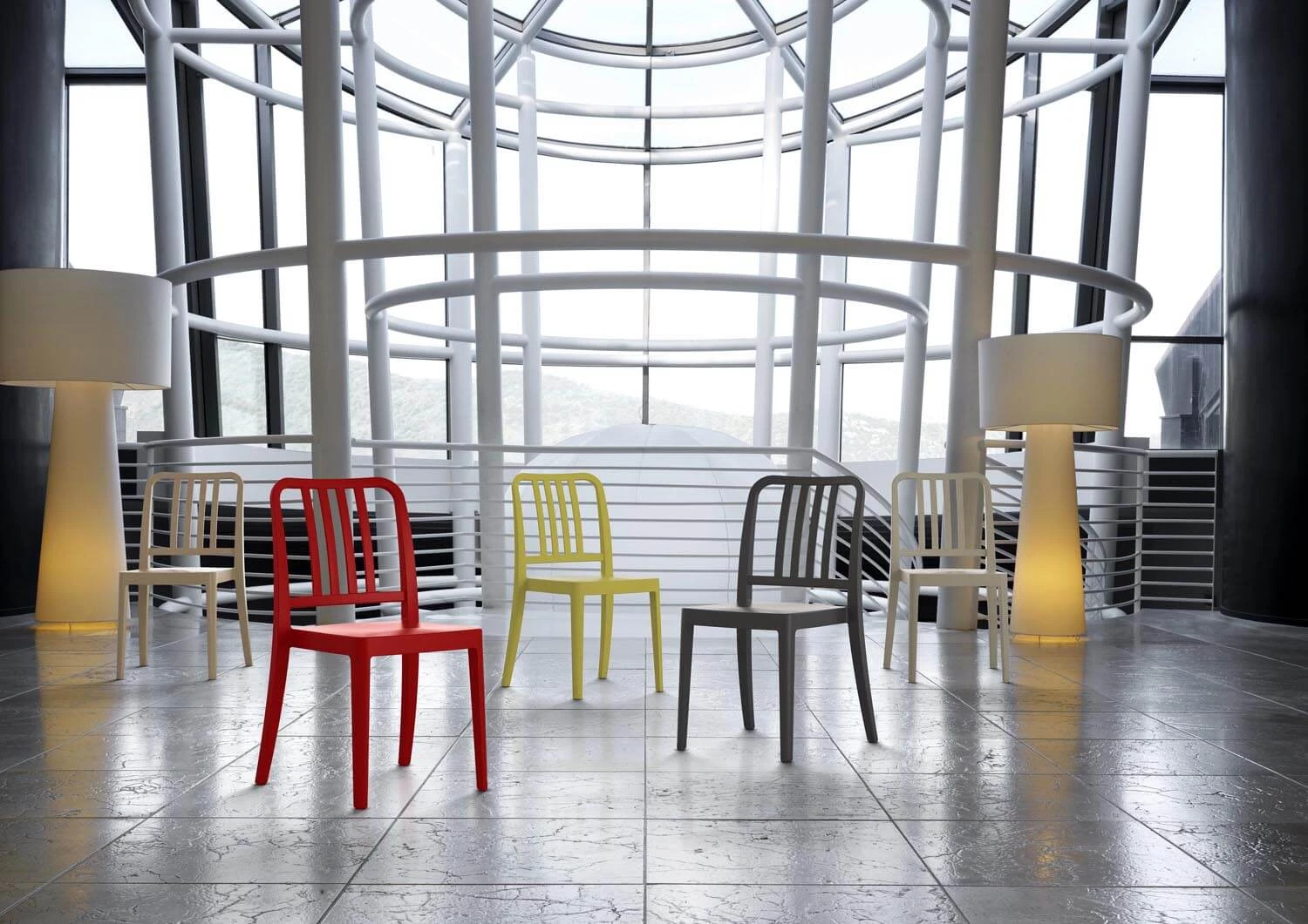 Stackable Polyproylene Chair Recycled