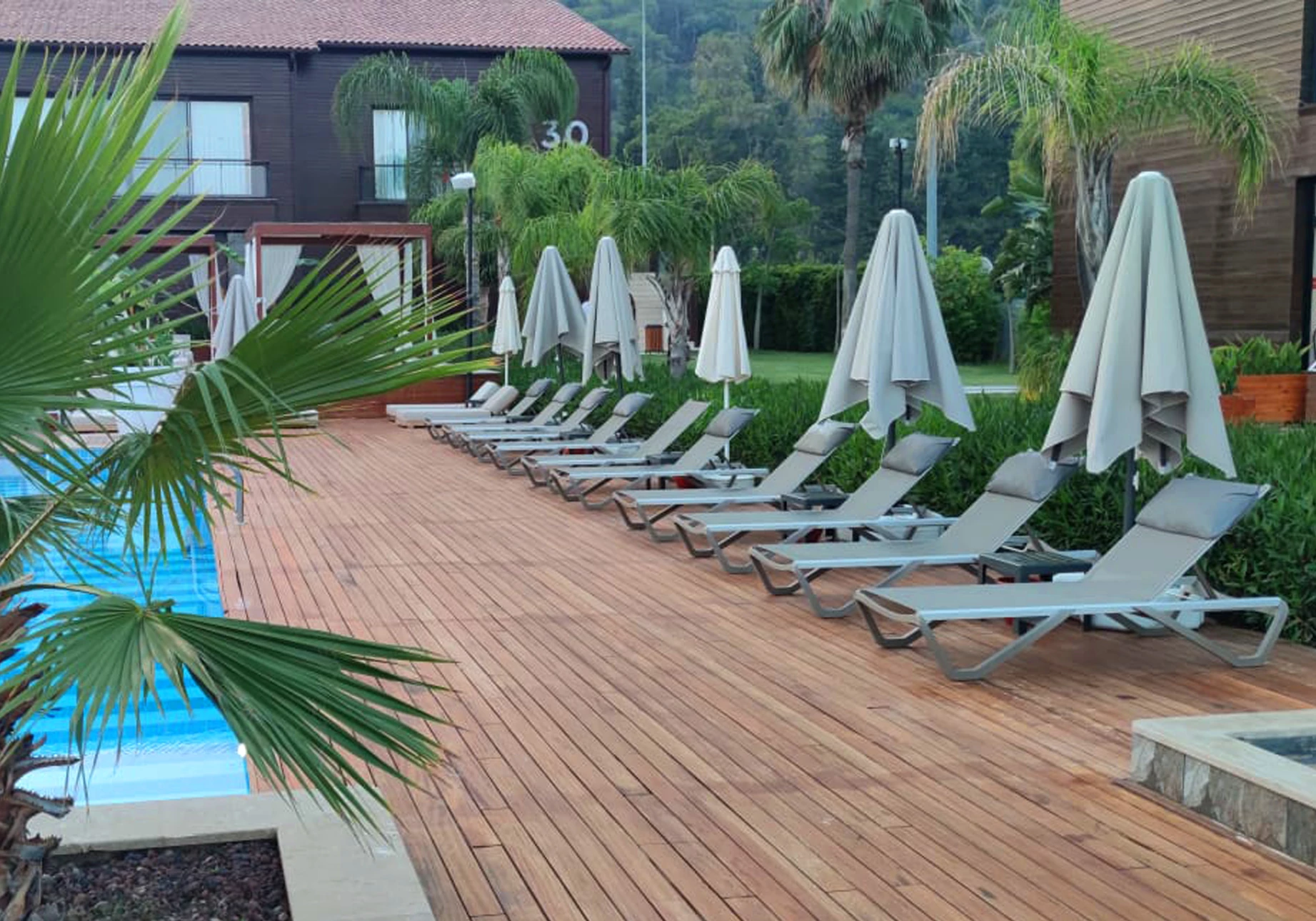 Pool Hotel Sunlounger
